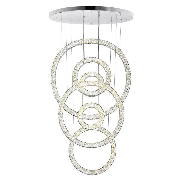 Celina LED Chandelier in Chrome - available from The Lighting Shoppe, trusted by Canadian homeowners