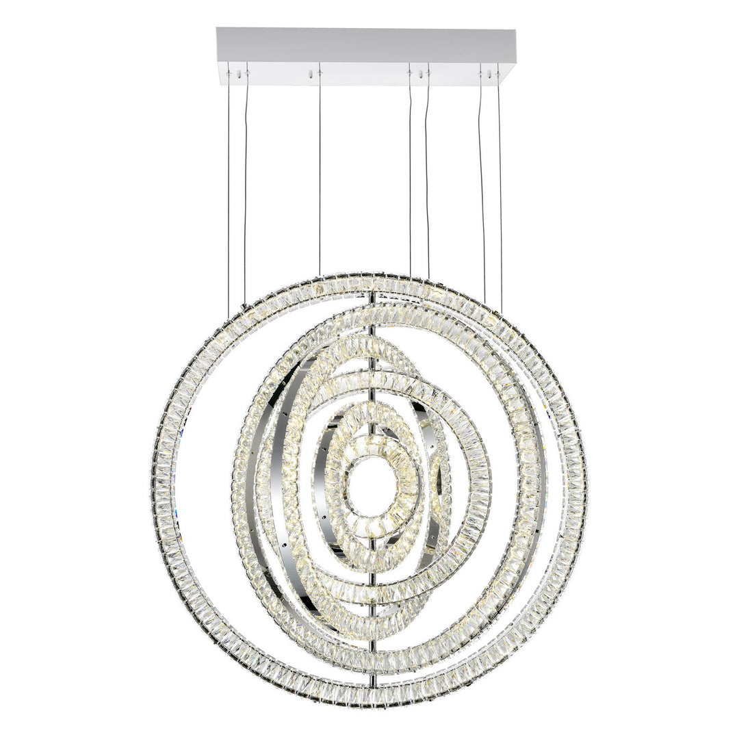 Celina LED Chandelier in Chrome - available from The Lighting Shoppe, trusted by Canadian homeowners
