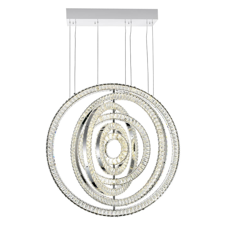 Celina LED Chandelier in Chrome - available from The Lighting Shoppe, trusted by Canadian homeowners