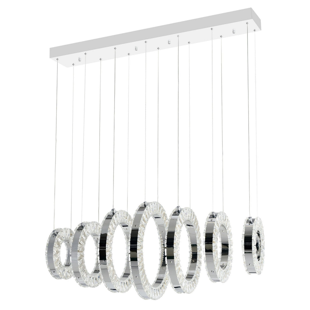 Celina LED Chandelier in Chrome - available from The Lighting Shoppe, trusted by Canadian homeowners