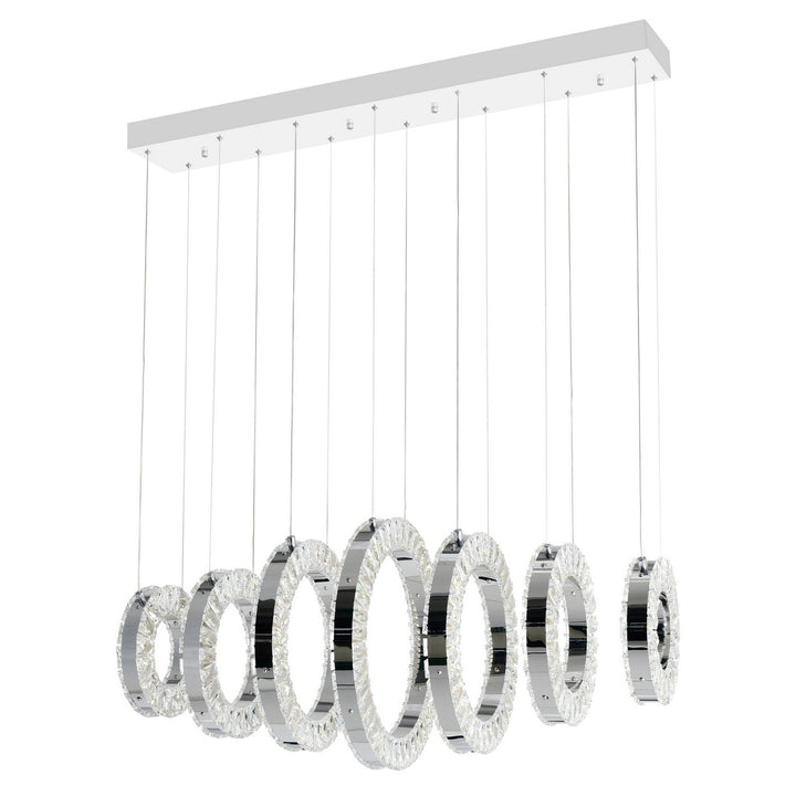Celina LED Chandelier in Chrome - available from The Lighting Shoppe, trusted by Canadian homeowners