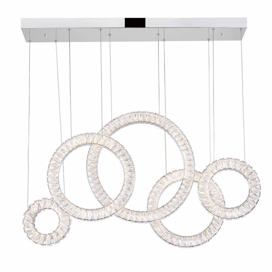 Celina LED Chandelier in Chrome - available from The Lighting Shoppe, trusted by Canadian homeowners