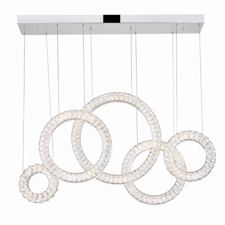 Celina LED Chandelier in Chrome - available from The Lighting Shoppe, trusted by Canadian homeowners
