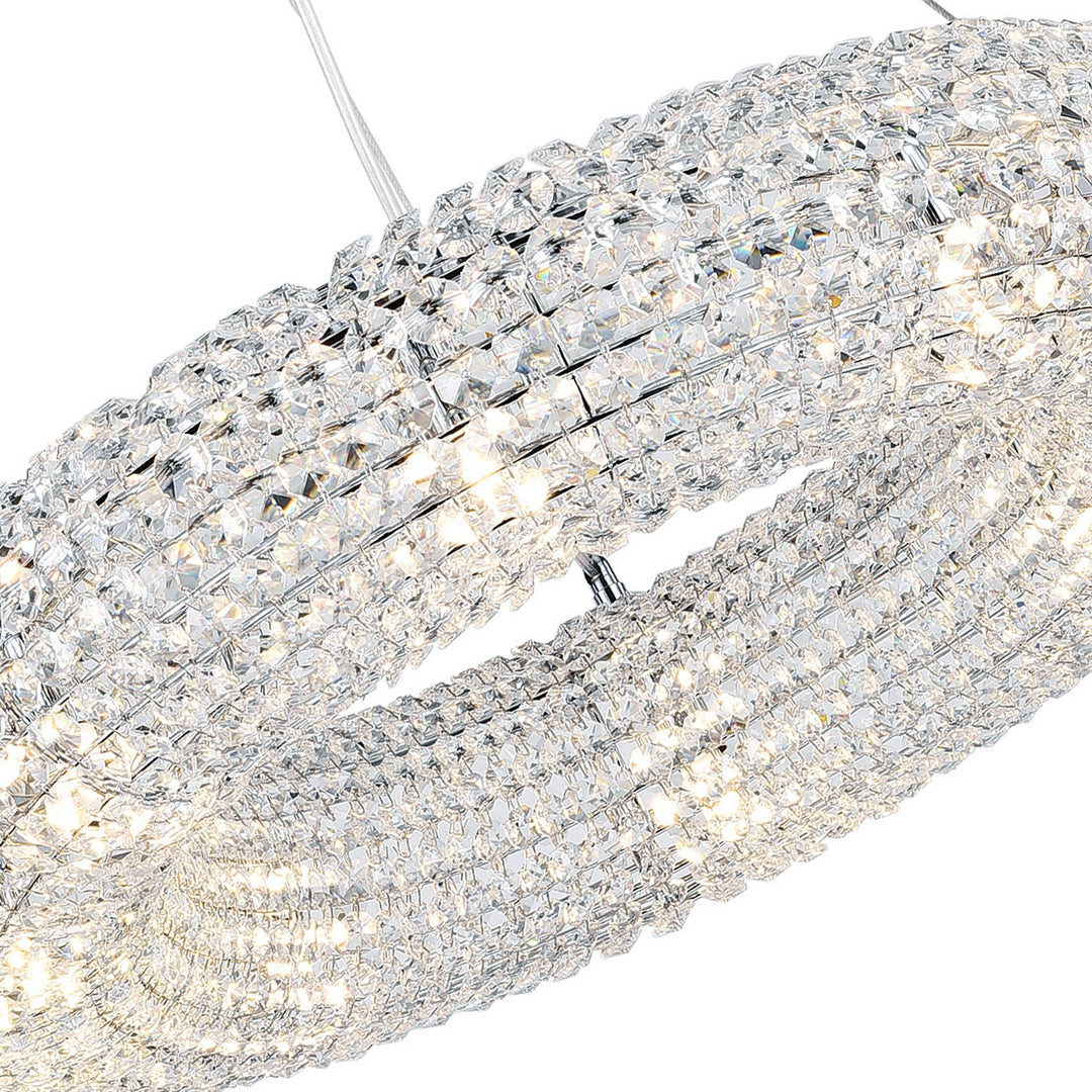 CWI Lighting Canada - 1057P24-8-601 - Eight Light Chandelier - Veronique - Chrome