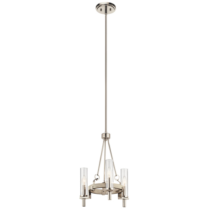 Kichler Canada - 44286WWW - Three Light Mini Chandelier - Telan - White Washed Wood