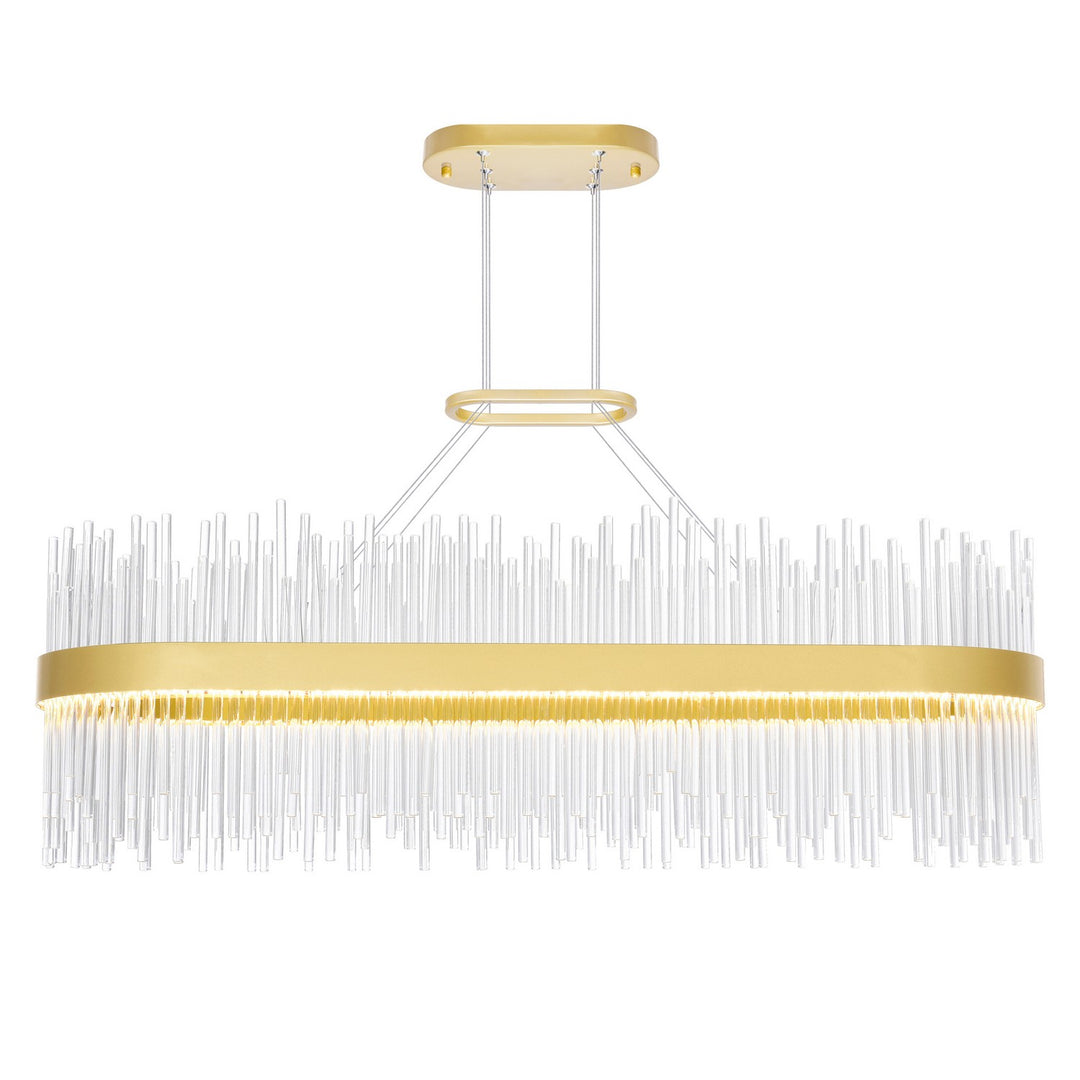 Genevieve LED Chandelier in Medallion Gold - available from The Lighting Shoppe, trusted by Canadian homeowners