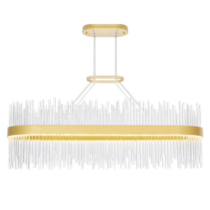 Genevieve LED Chandelier in Medallion Gold - available from The Lighting Shoppe, trusted by Canadian homeowners