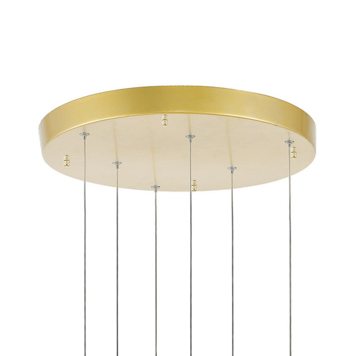 CWI Lighting Canada - 1090P16-6-620 - LED Chandelier - Carolina - Gold Leaf