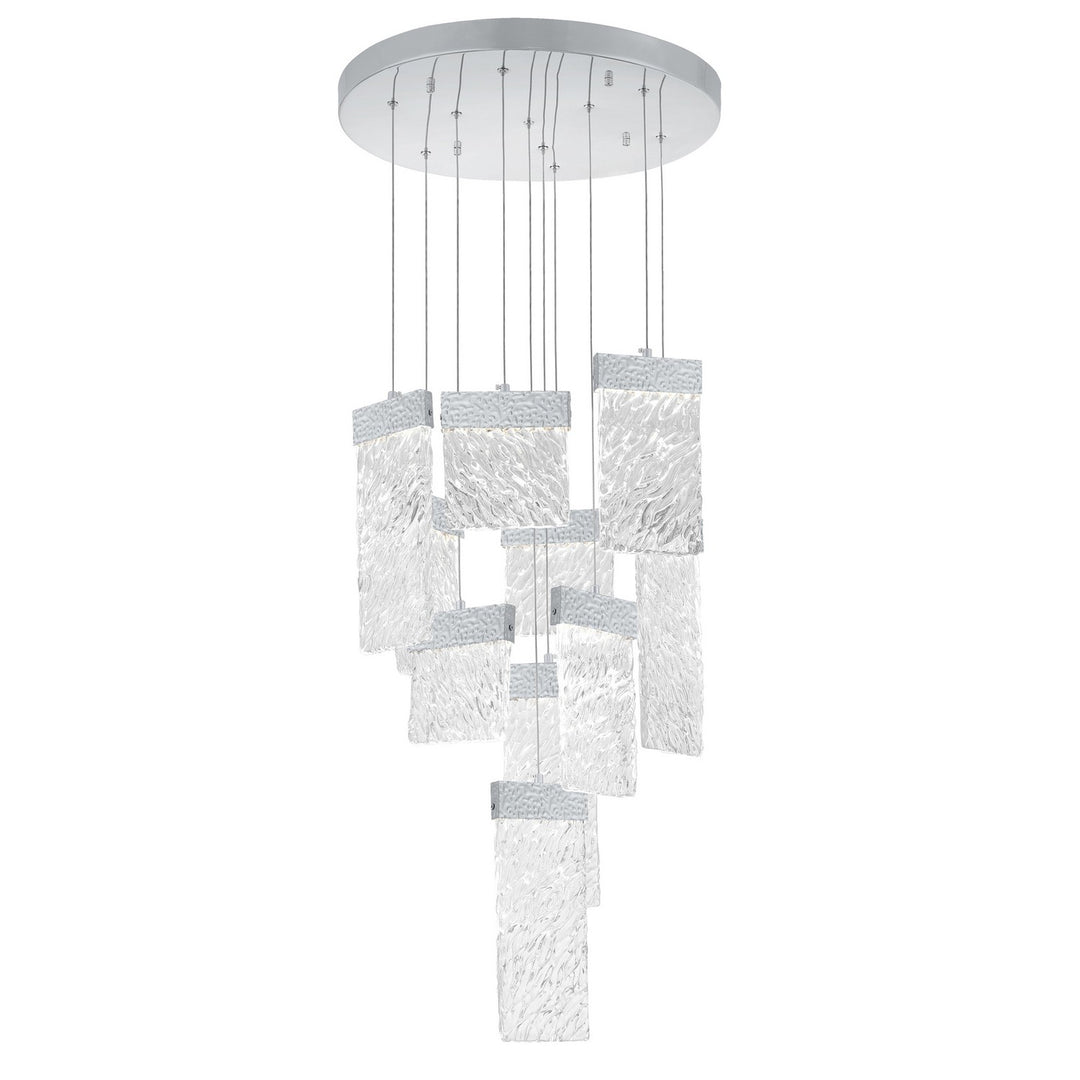 Carolina LED Chandelier in Pewter - available from The Lighting Shoppe, trusted by Canadian homeowners