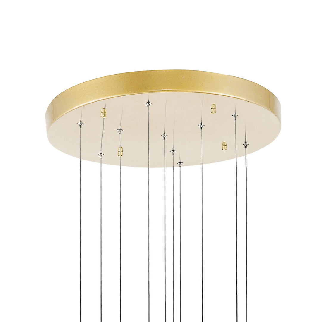 CWI Lighting Canada - 1090P20-10-620 - LED Chandelier - Carolina - Gold Leaf