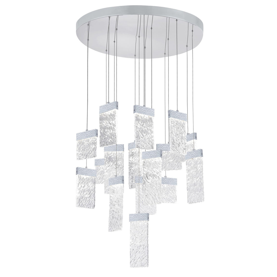 Carolina LED Chandelier in Pewter - available from The Lighting Shoppe, trusted by Canadian homeowners