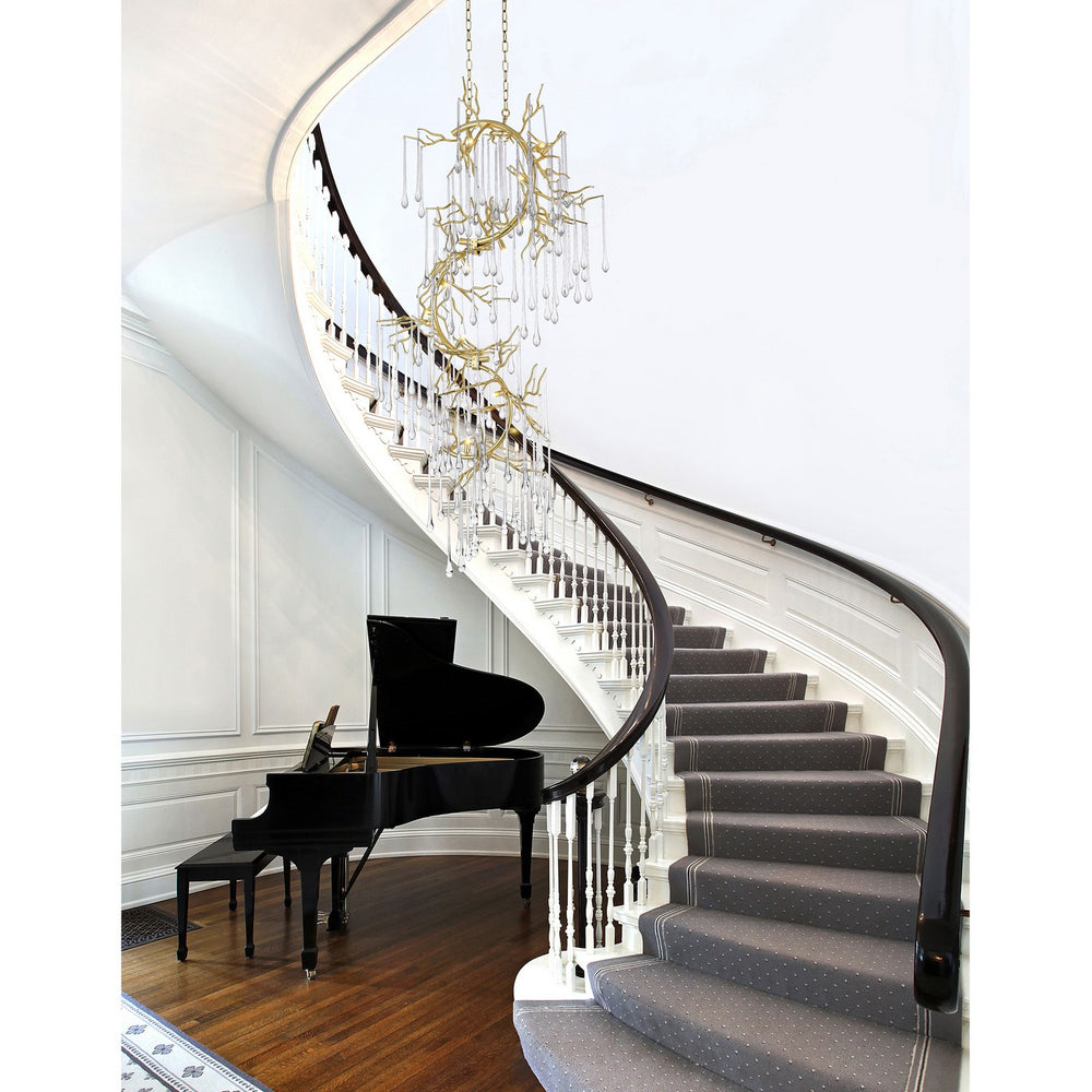 CWI Lighting Canada - 1094P26-12-620 - 12 Light Chandelier - Anita - Gold Leaf