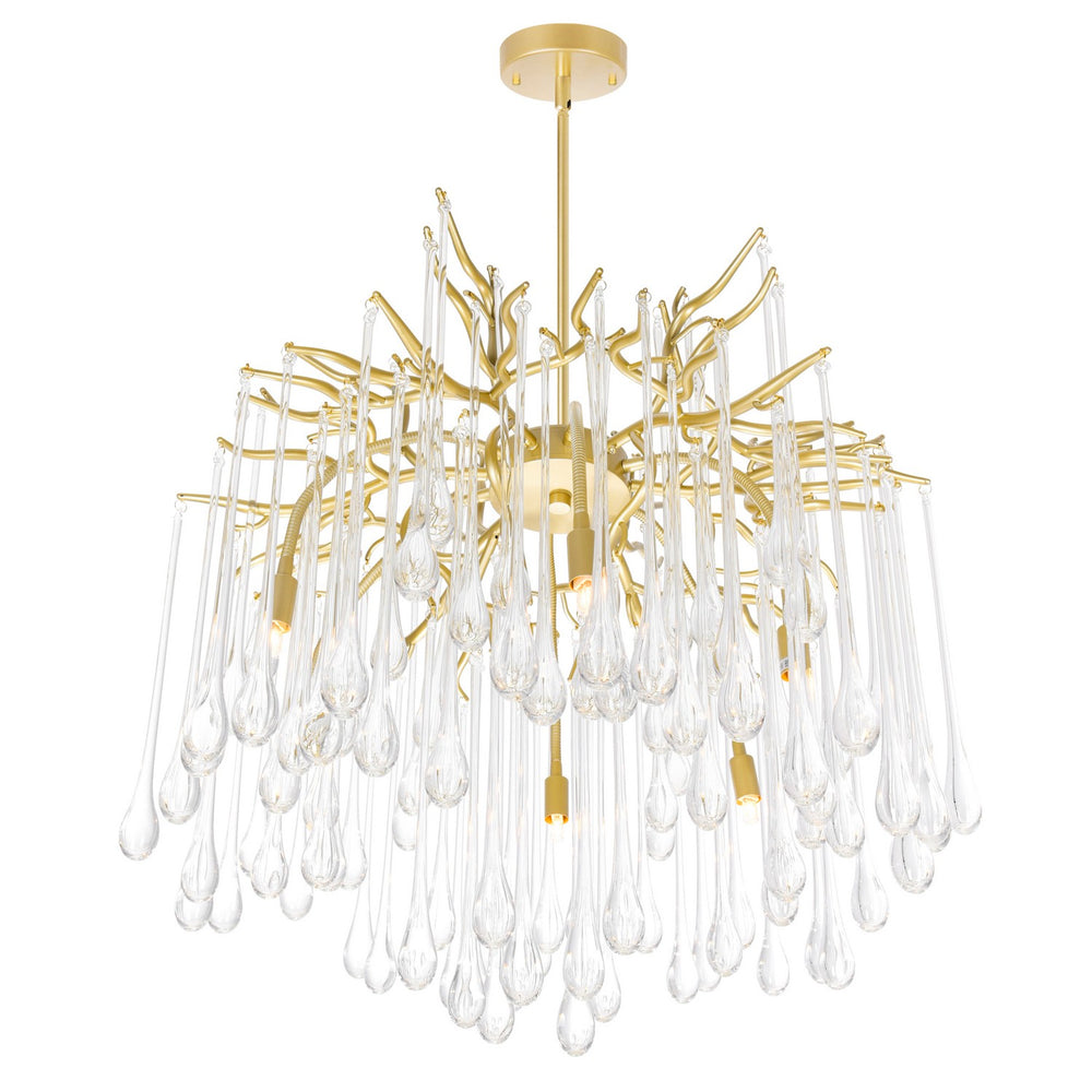 CWI Lighting Canada - 1094P26-6-620 - Six Light Chandelier - Anita - Gold Leaf