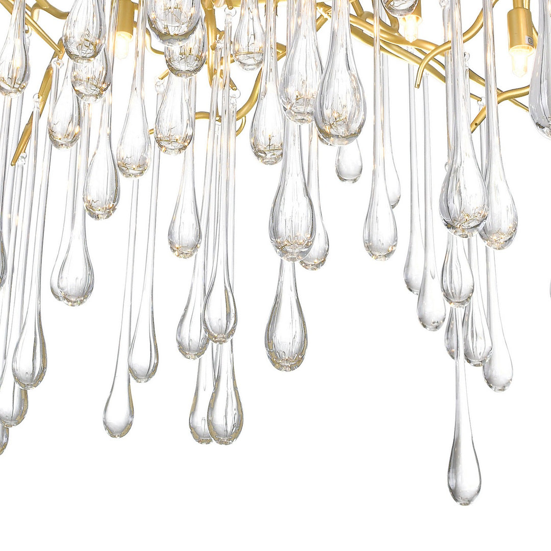 CWI Lighting Canada - 1094P47-10-620 - Ten Light Chandelier - Anita - Gold Leaf