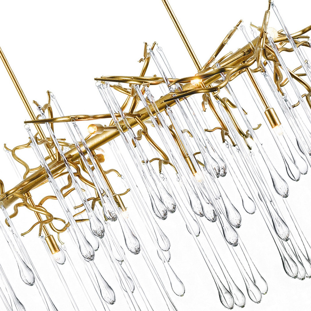 CWI Lighting Canada - 1094P47-10-620 - Ten Light Chandelier - Anita - Gold Leaf