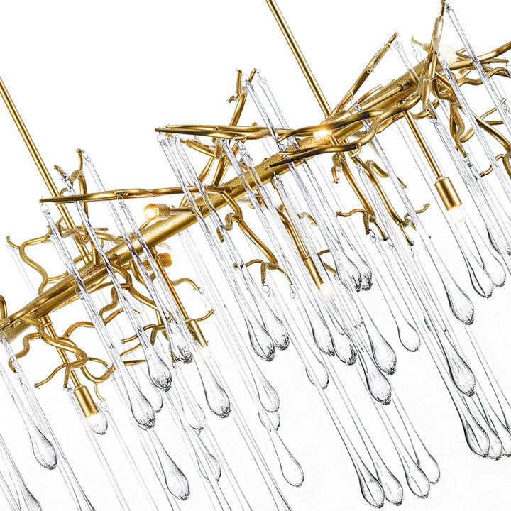 CWI Lighting Canada - 1094P47-10-620 - Ten Light Chandelier - Anita - Gold Leaf