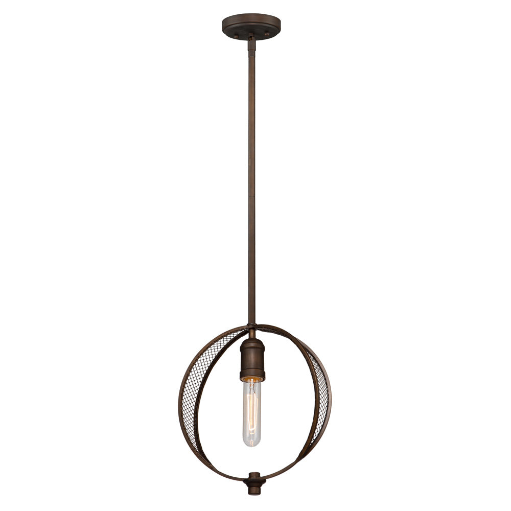 Linden One Light Pendant in Bronze - available from The Lighting Shoppe, trusted by Canadian homeowners