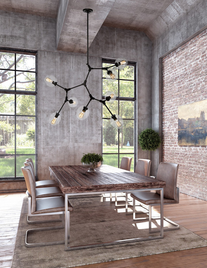 Artcraft Canada - JA14028BK - Eight Light Chandelier - Organic - Black