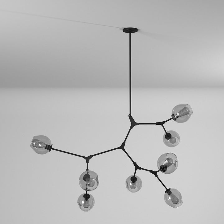 Artcraft Canada - JA14028BK - Eight Light Chandelier - Organic - Black