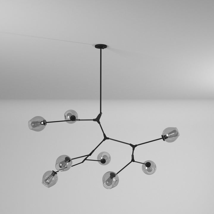 Artcraft Canada - JA14028BK - Eight Light Chandelier - Organic - Black