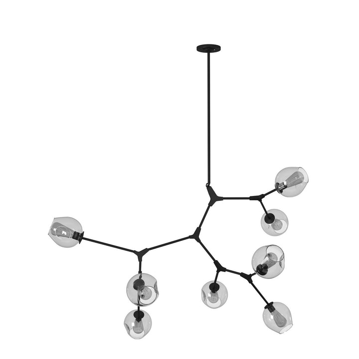 Artcraft Canada - JA14028BK - Eight Light Chandelier - Organic - Black