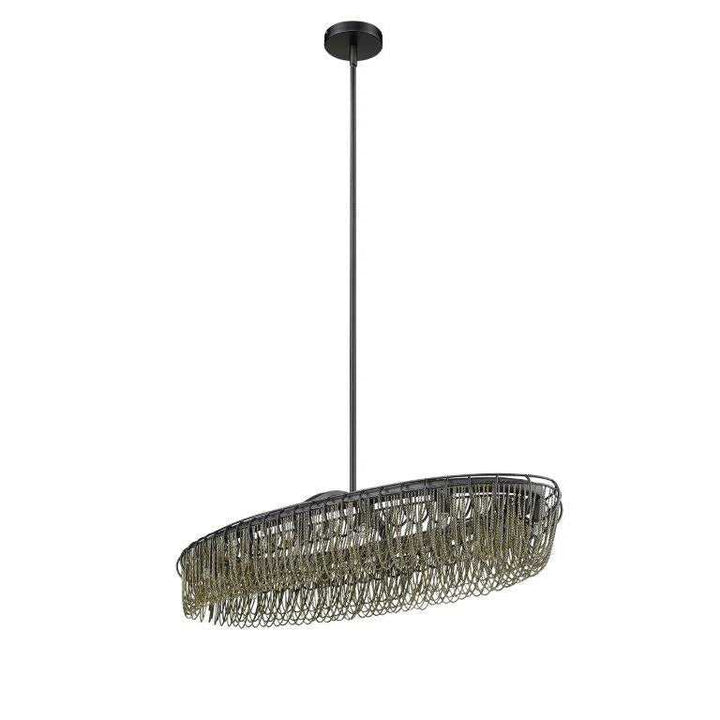 Swirl 24" 10-Light Round Chain Pendant thelightingshoppe.ca