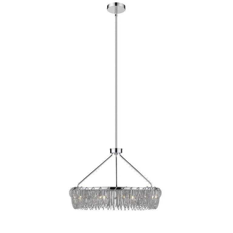 Swirl 24" 10-Light Round Chain Pendant thelightingshoppe.ca