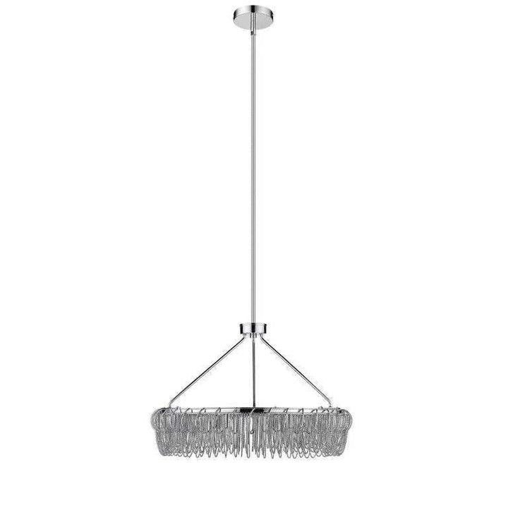 Swirl 24" 10-Light Round Chain Pendant thelightingshoppe.ca