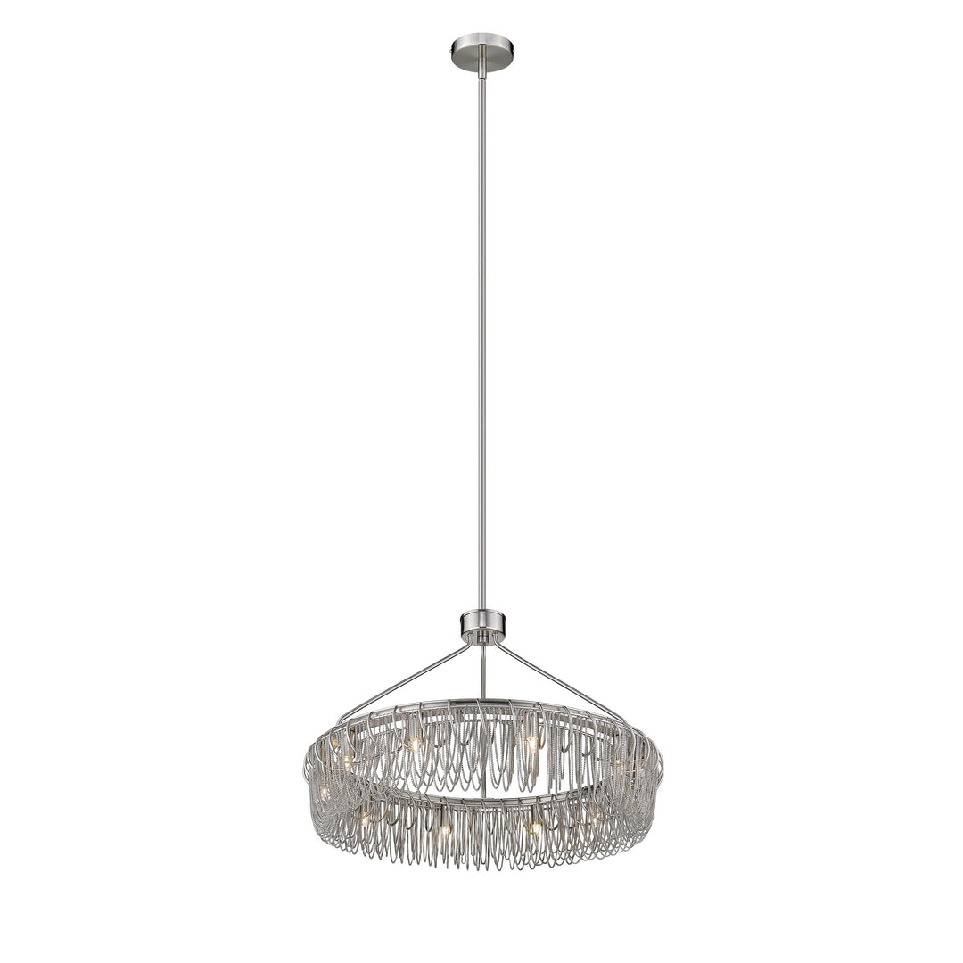 Swirl 24" 10-Light Round Chain Pendant thelightingshoppe.ca