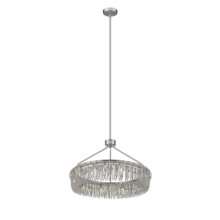 Swirl 24" 10-Light Round Chain Pendant thelightingshoppe.ca