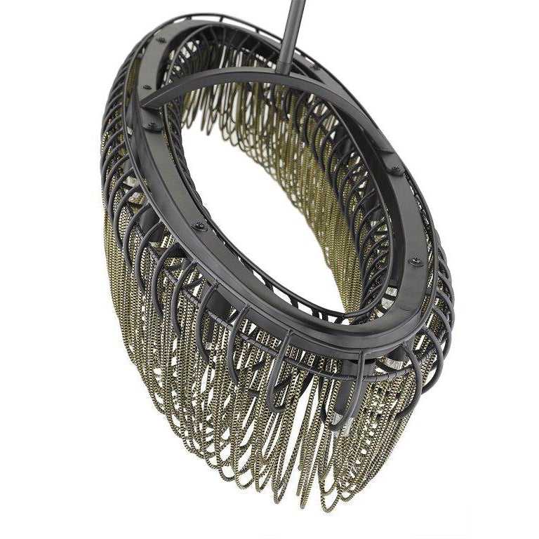 Swirl 35.80" 12-Light Oval Chain Pendant thelightingshoppe.ca