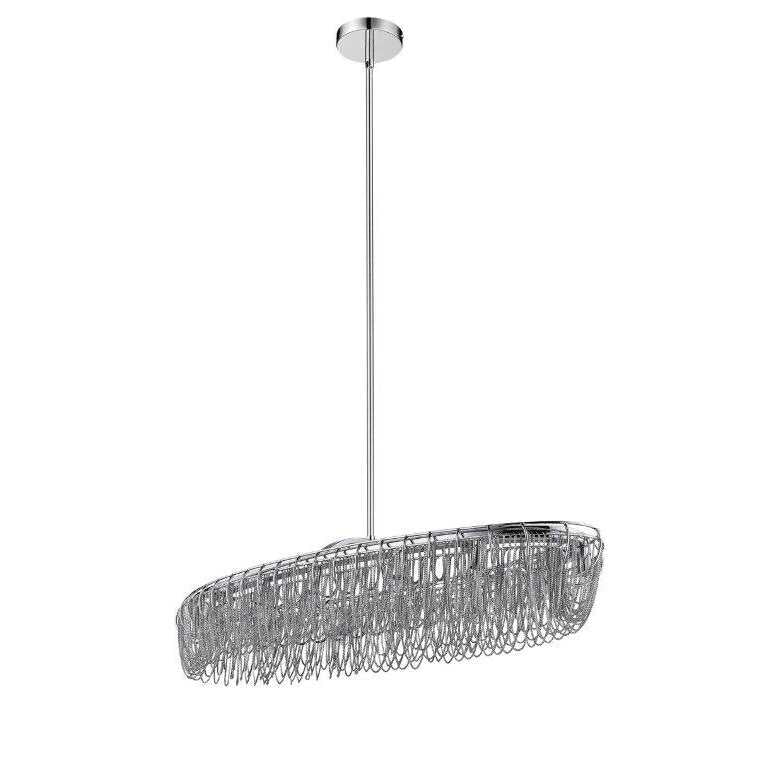 Swirl 35.80" 12-Light Oval Chain Pendant thelightingshoppe.ca