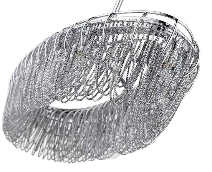 Swirl 35.80" 12-Light Oval Chain Pendant thelightingshoppe.ca