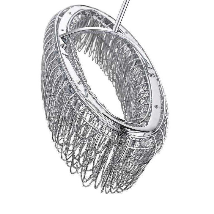 Swirl 35.80" 12-Light Oval Chain Pendant thelightingshoppe.ca