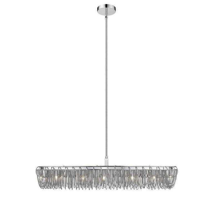 Swirl 35.80" 12-Light Oval Chain Pendant thelightingshoppe.ca