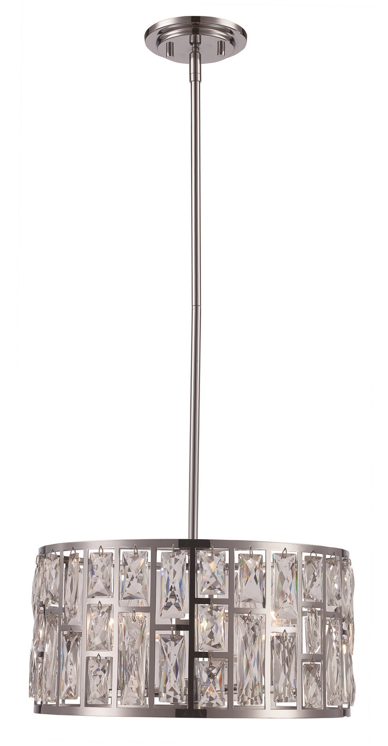 Four Light Pendant in Polished Chrome - available from The Lighting Shoppe, trusted by Canadian homeowners