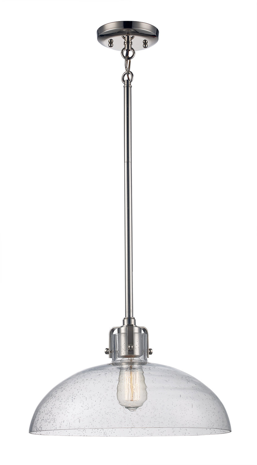 One Light Mini Pendant in Polished Nickel - available from The Lighting Shoppe, trusted by Canadian homeowners