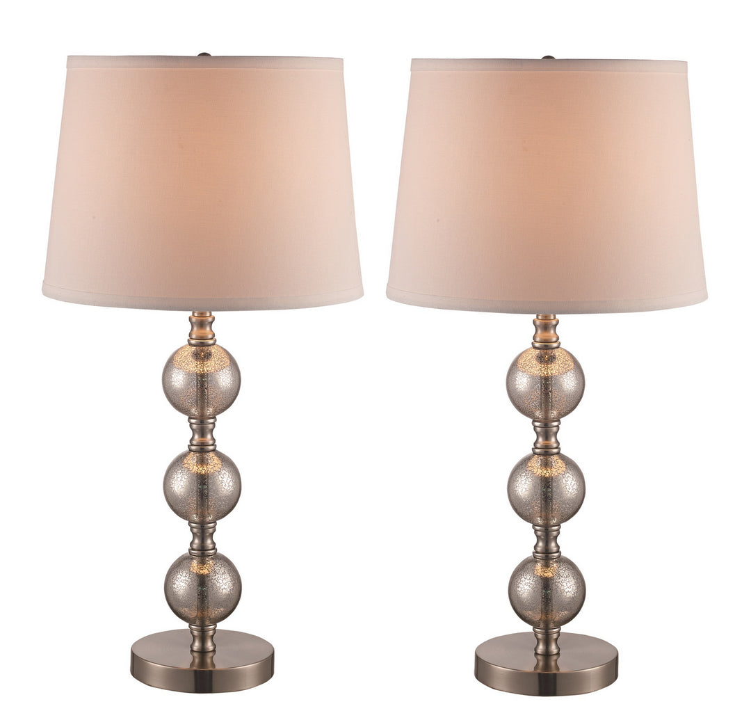One Light Table Lamp in Brushed Nickel - available from The Lighting Shoppe, trusted by Canadian homeowners