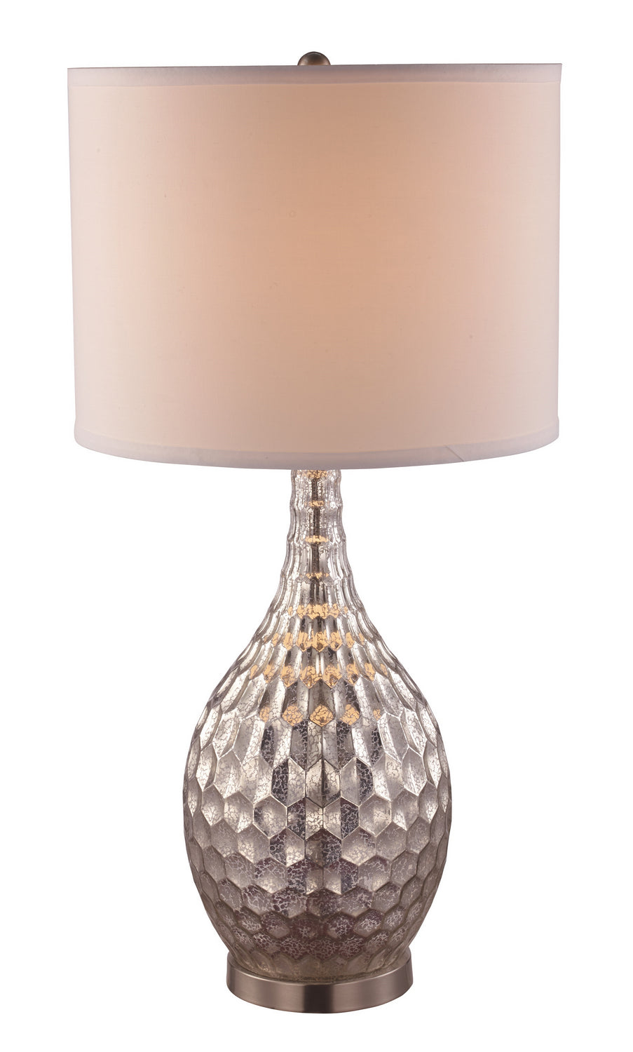 One Light Table Lamp in Brushed Nickel - available from The Lighting Shoppe, trusted by Canadian homeowners