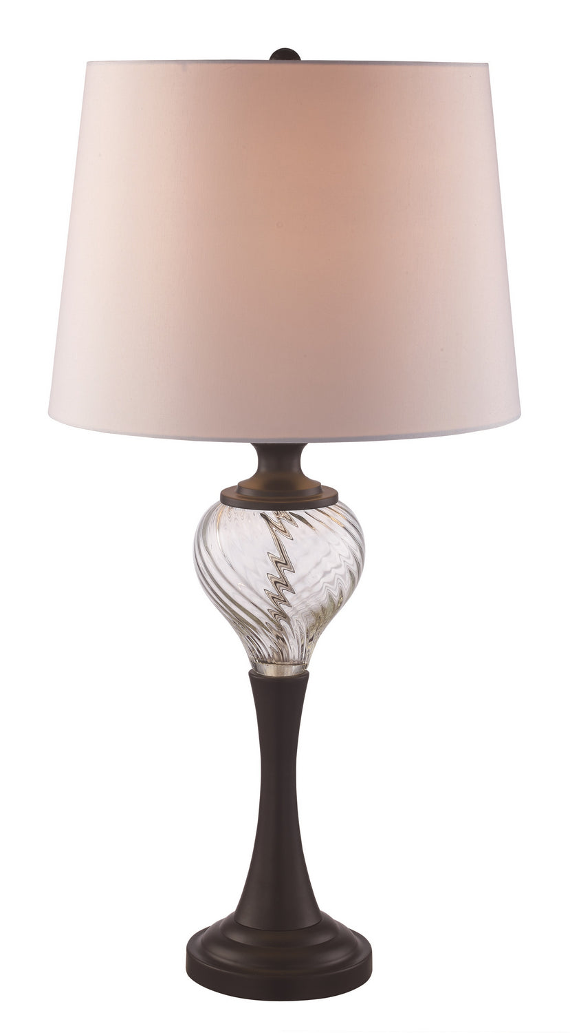 One Light Table Lamp in Rubbed Oil Bronze - available from The Lighting Shoppe, trusted by Canadian homeowners