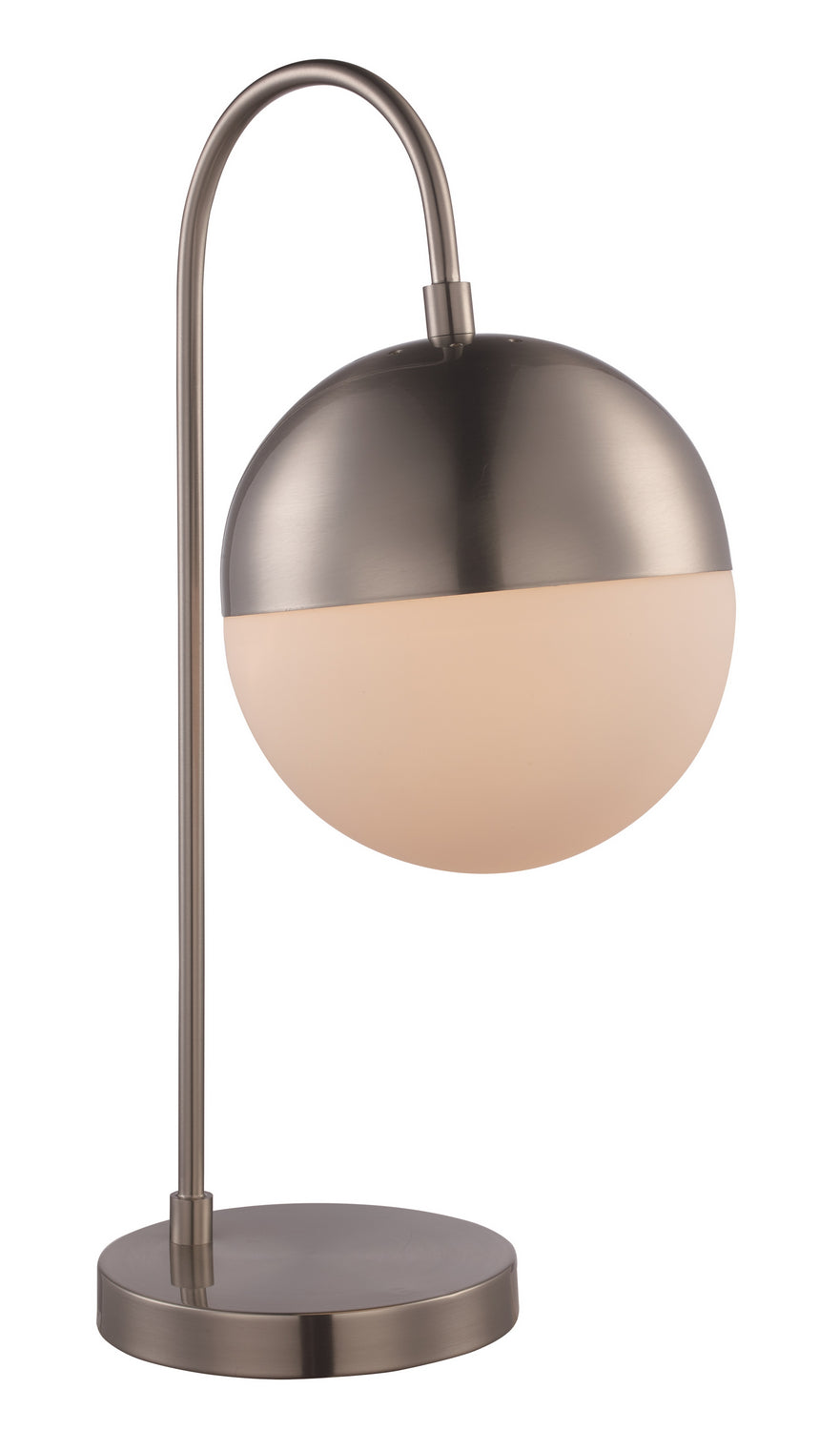 One Light Table Lamp in Brushed Nickel - available from The Lighting Shoppe, trusted by Canadian homeowners
