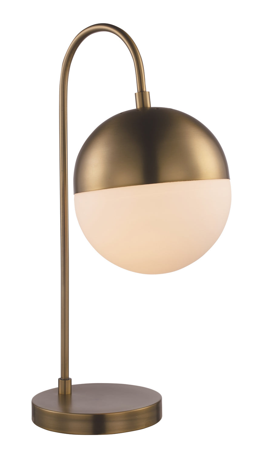One Light Table Lamp in Satin Gold - available from The Lighting Shoppe, trusted by Canadian homeowners