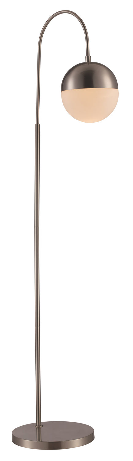 One Light Floor Lamp in Brushed Nickel - available from The Lighting Shoppe, trusted by Canadian homeowners