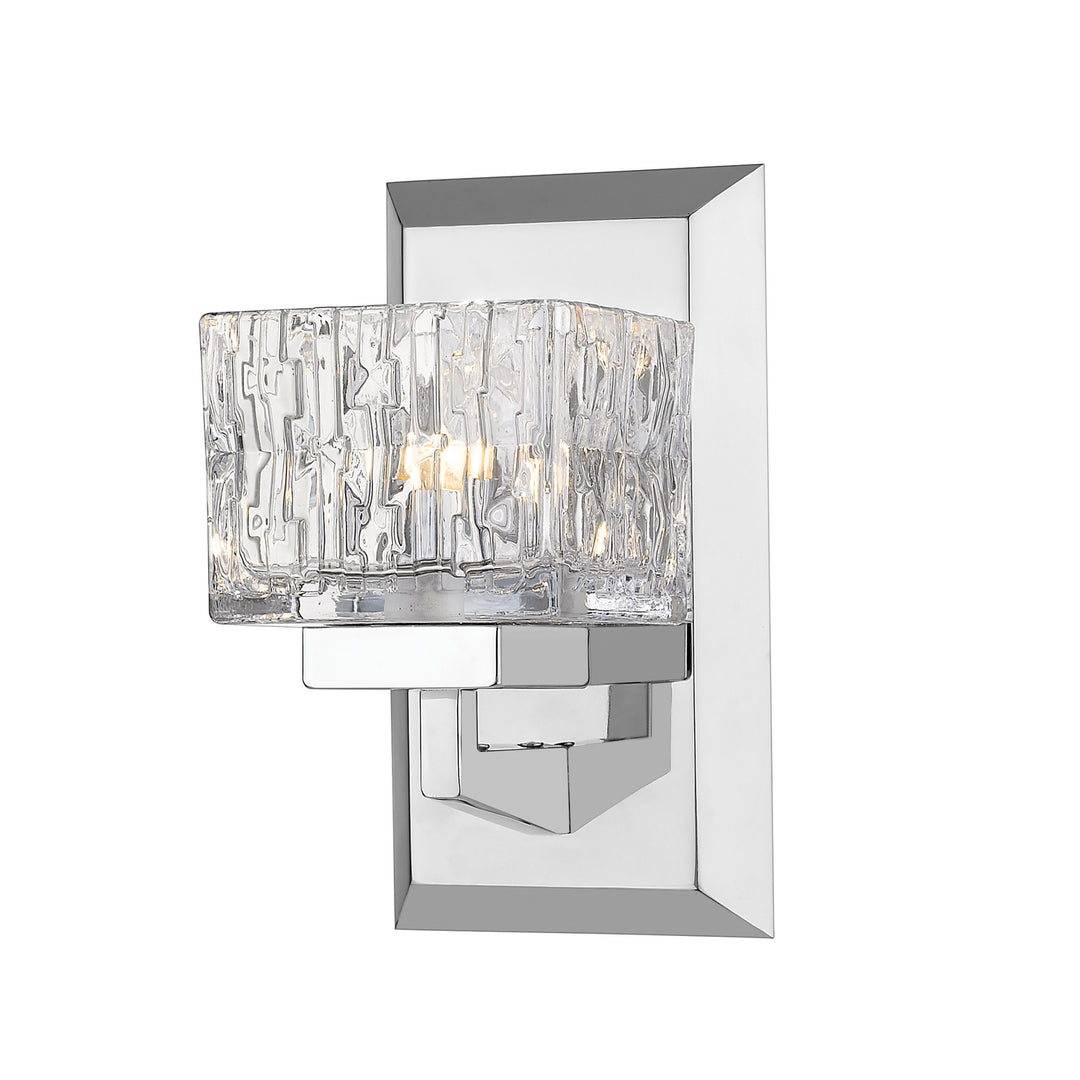 Rubicon One Light Wall Sconce in Chrome - available from The Lighting Shoppe, trusted by Canadian homeowners