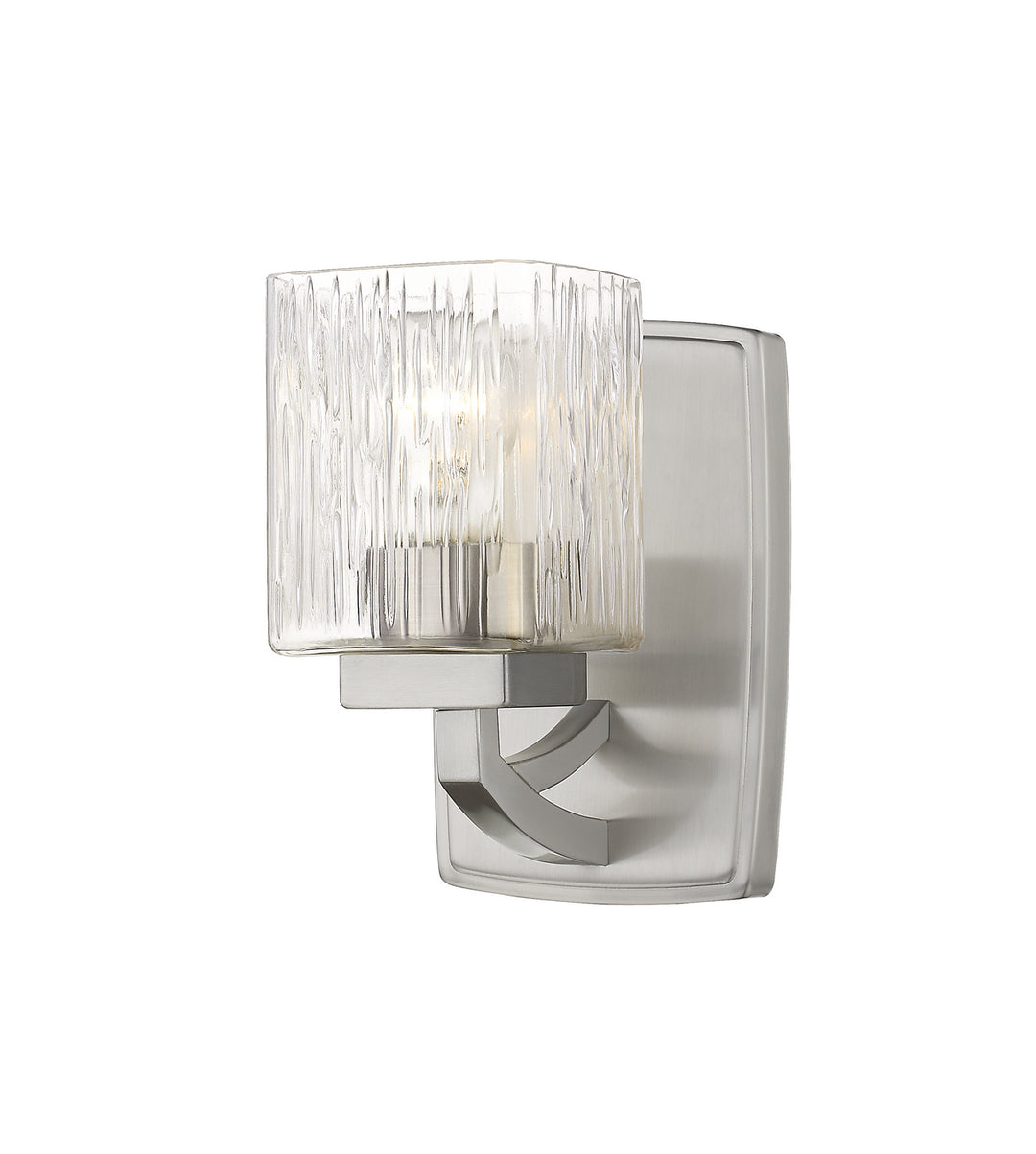 Zaid One Light Wall Sconce in Brushed Nickel - available from The Lighting Shoppe, trusted by Canadian homeowners