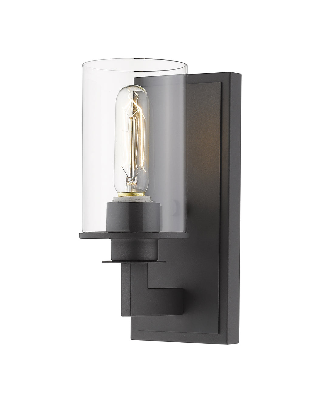 Savannah One Light Wall Sconce in Bronze - available from The Lighting Shoppe, trusted by Canadian homeowners