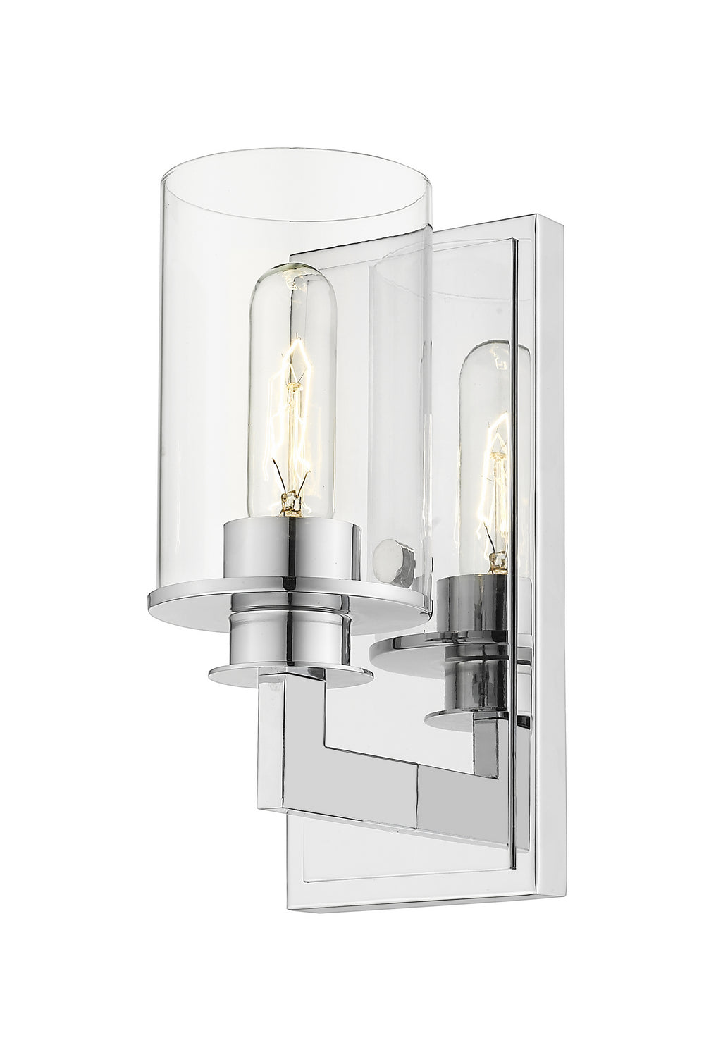 Savannah One Light Wall Sconce in Chrome - available from The Lighting Shoppe, trusted by Canadian homeowners