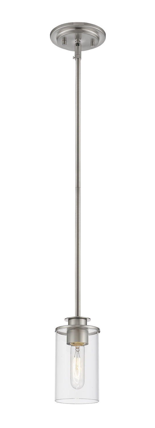 Savannah One Light Pendant in Brushed Nickel - available from The Lighting Shoppe, trusted by Canadian homeowners
