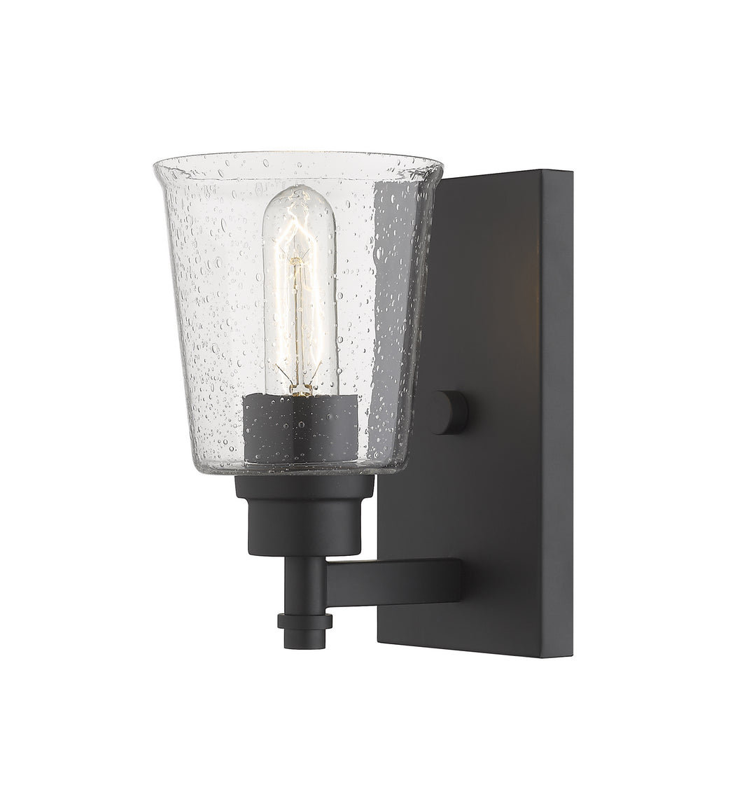 Bohin One Light Wall Sconce in Matte Black - available from The Lighting Shoppe, trusted by Canadian homeowners