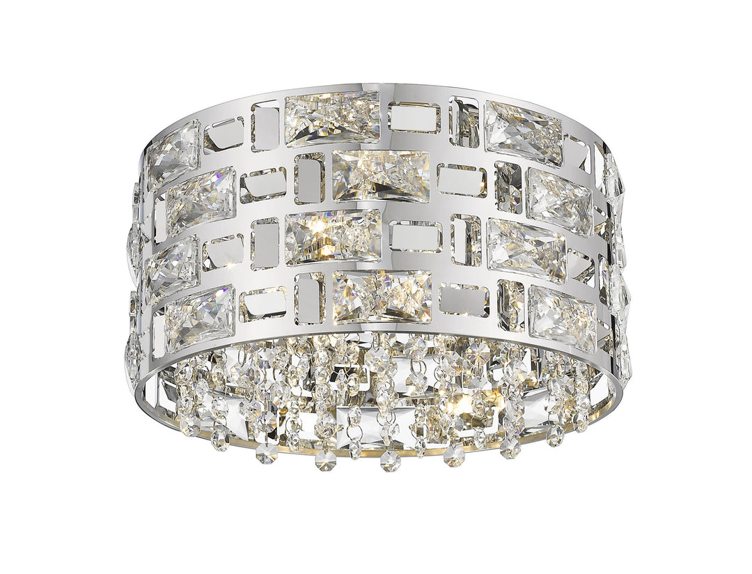 Aludra Four Light Flush Mount in Chrome - available from The Lighting Shoppe, trusted by Canadian homeowners